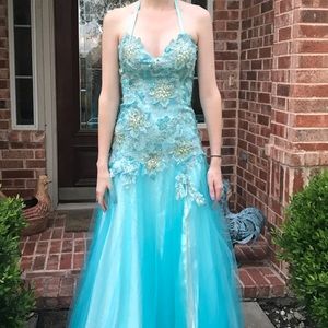 Light Blue Pageant/Prom Dress